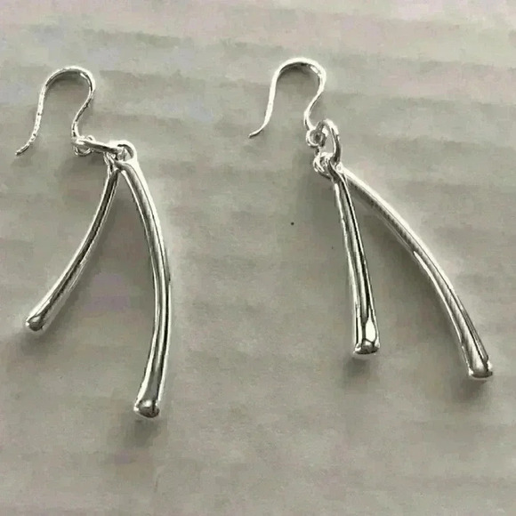 Charter Club new Double Bar Drop Earrings - Picture 6 of 8